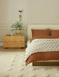 Basketweave Cotton Sham by Sarah Sherman Samuel