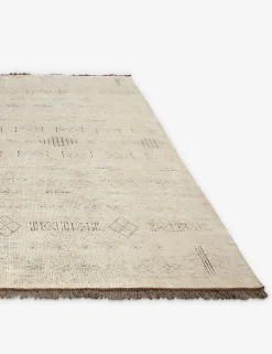Belgian Hand-Knotted Wool Rug by Button Atelier x Co.House Designs