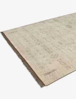 Belgian Hand-Knotted Wool Rug by Button Atelier x Co.House Designs