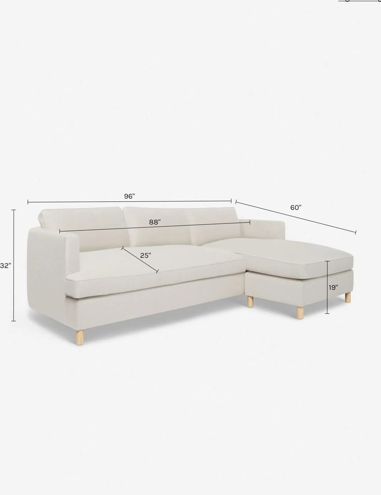 Belmont Sectional Sofa by Ginny Macdonald