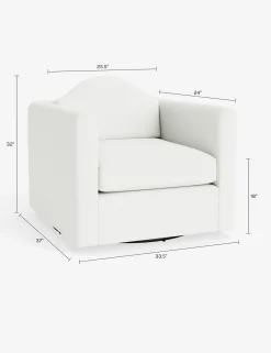 Bernadette Swivel Chair by Sarah Sherman Samuel