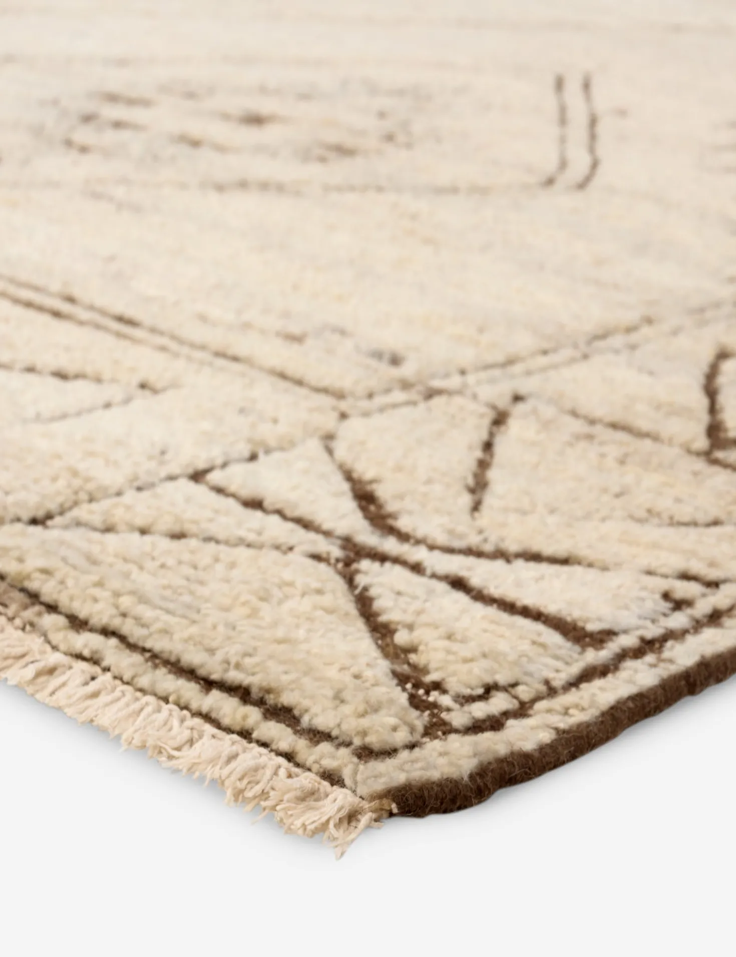 Bethia Hand-Knotted Wool Moroccan-Style Rug