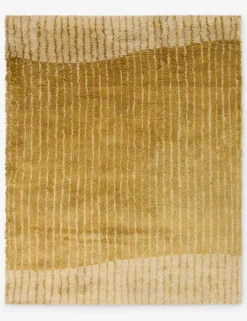 Bhari Hand-Knotted Wool Shag Rug