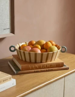 Bibbs Hand-Painted Centerpiece Bowl