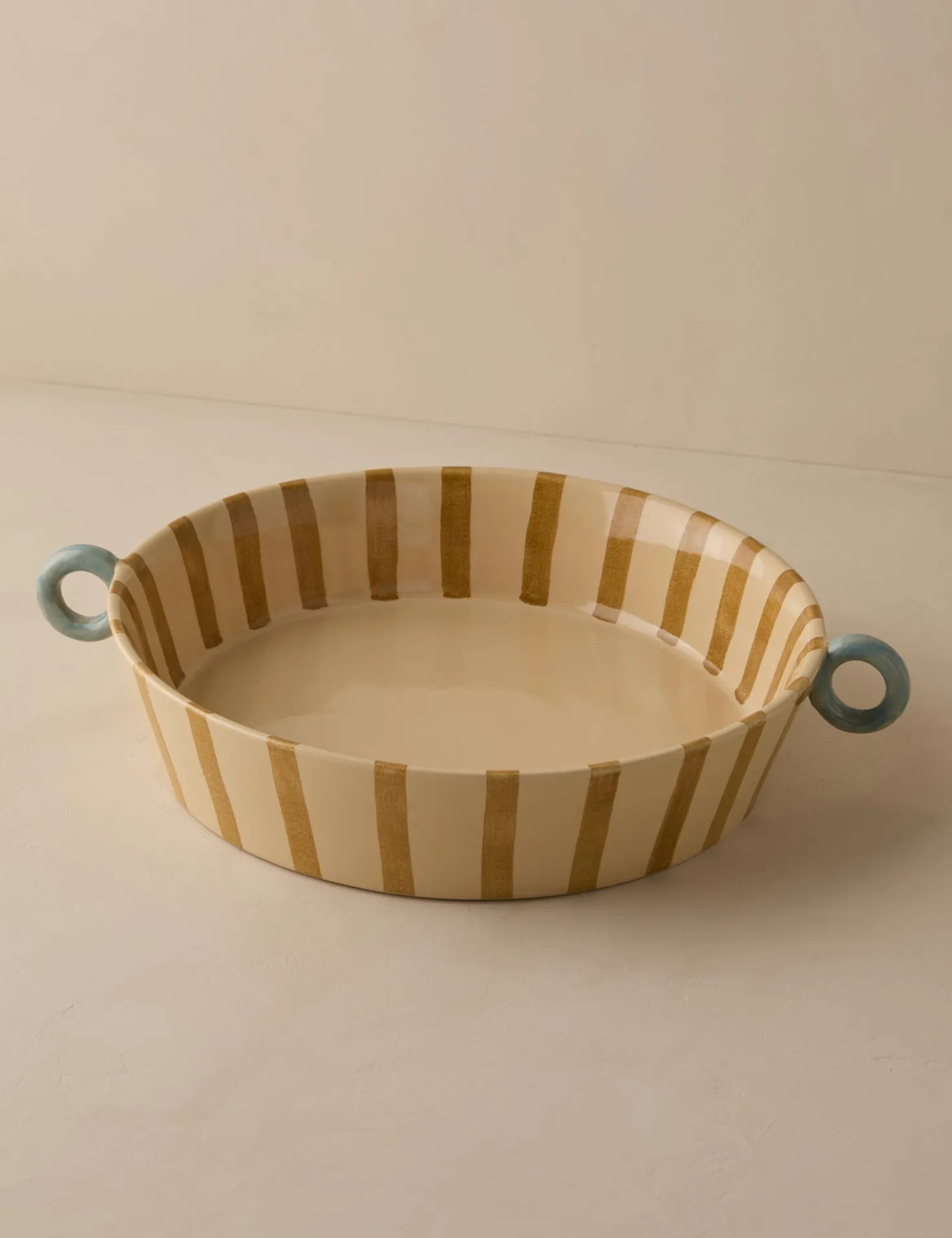 Bibbs Hand-Painted Centerpiece Bowl