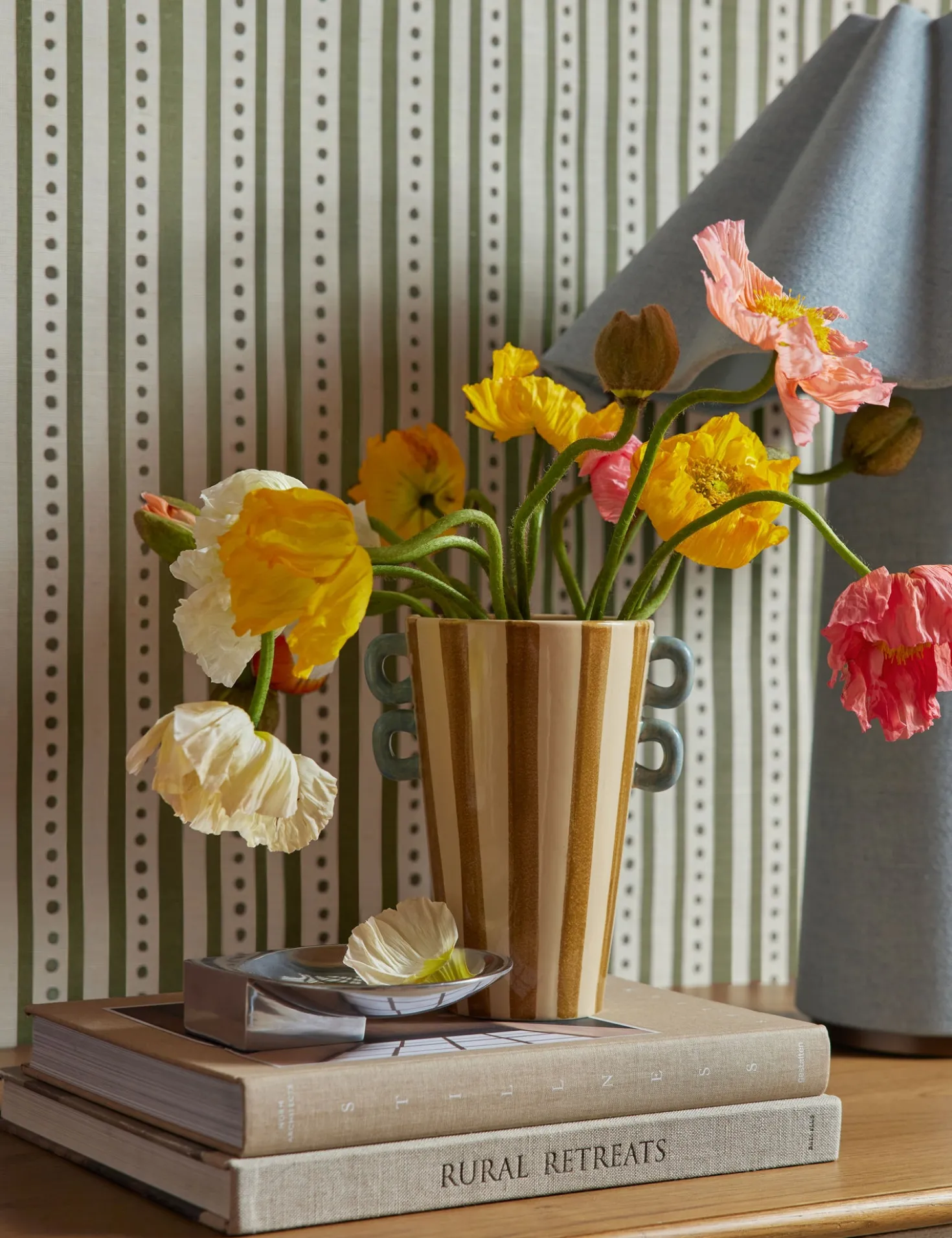 Bibbs Hand-Painted Vase