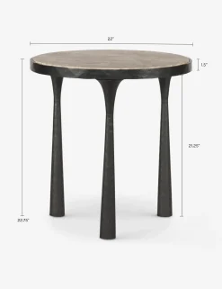 Billings Round Side Table by Amber Lewis x Four Hands