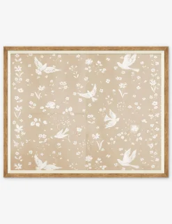 Birds and Flowers Print by Paule Marrot
