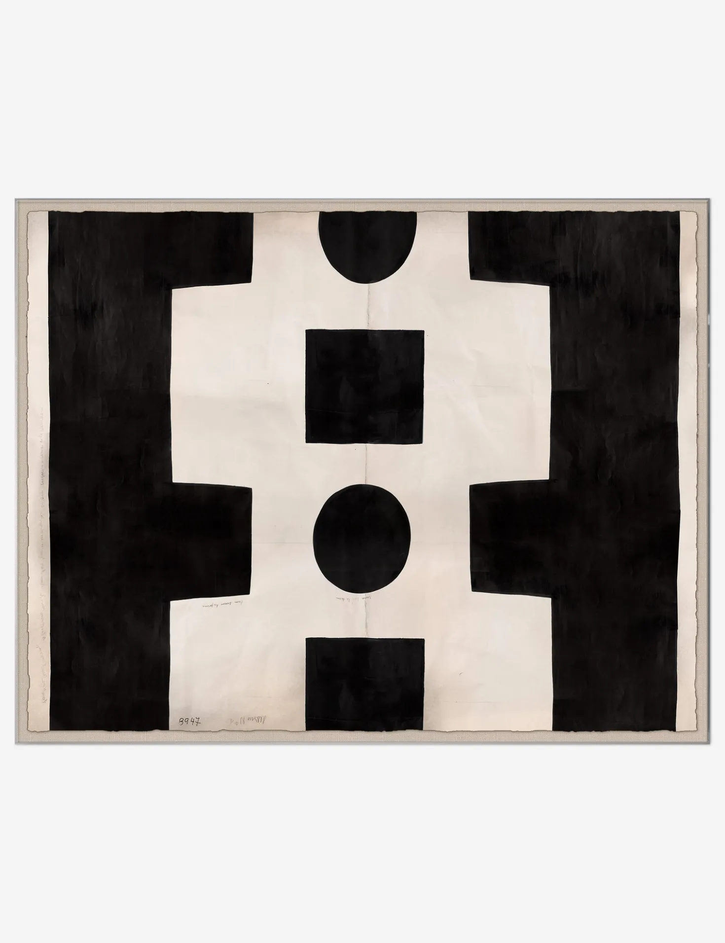 Black and White Print by Paule Marrot