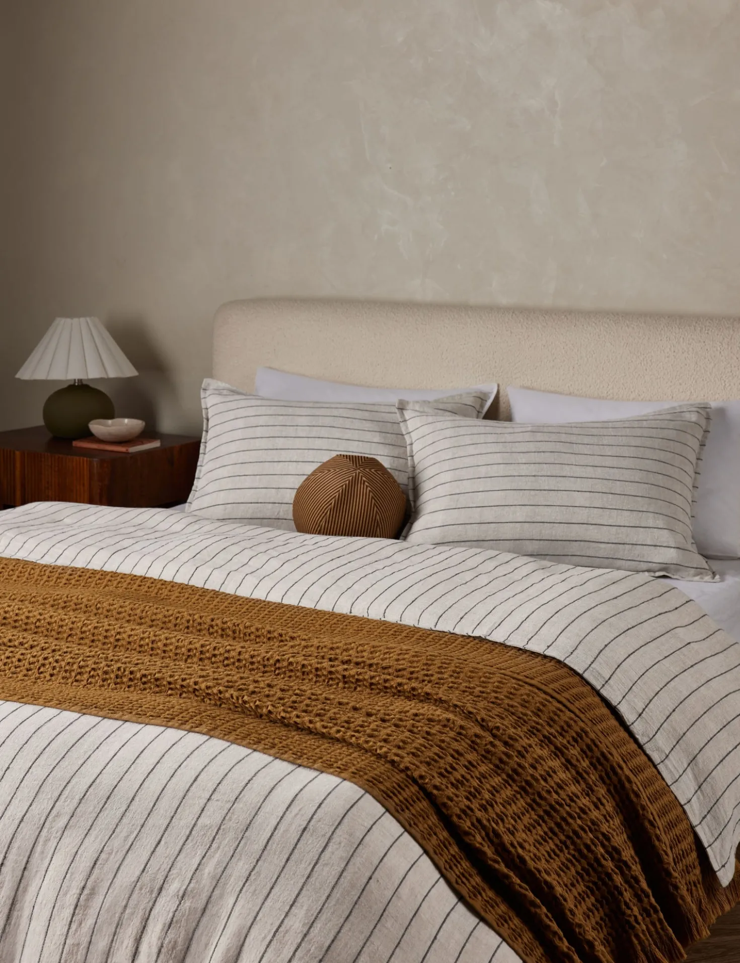 Blake Linen Duvet by Pom Pom at Home
