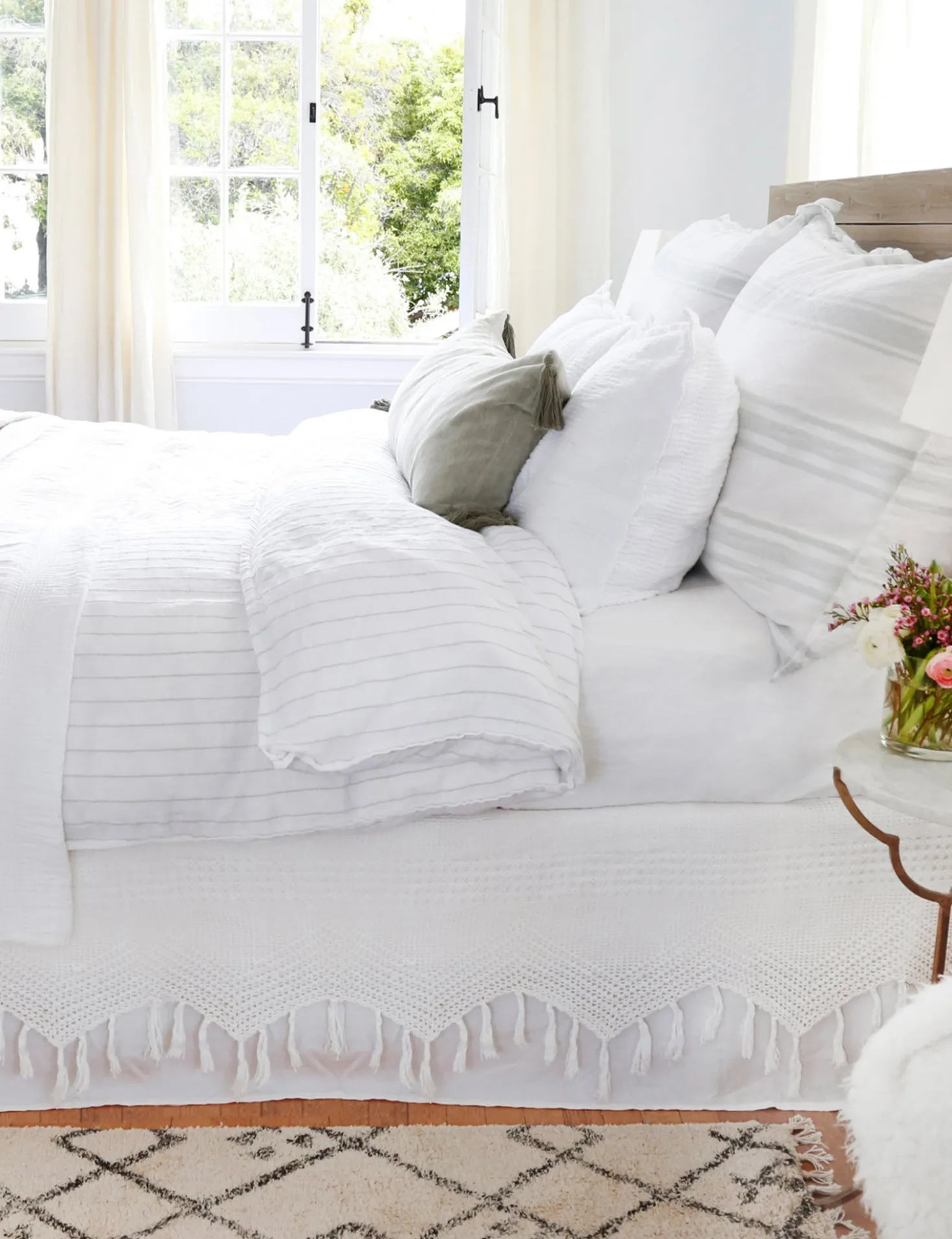 Blake Linen Duvet by Pom Pom at Home