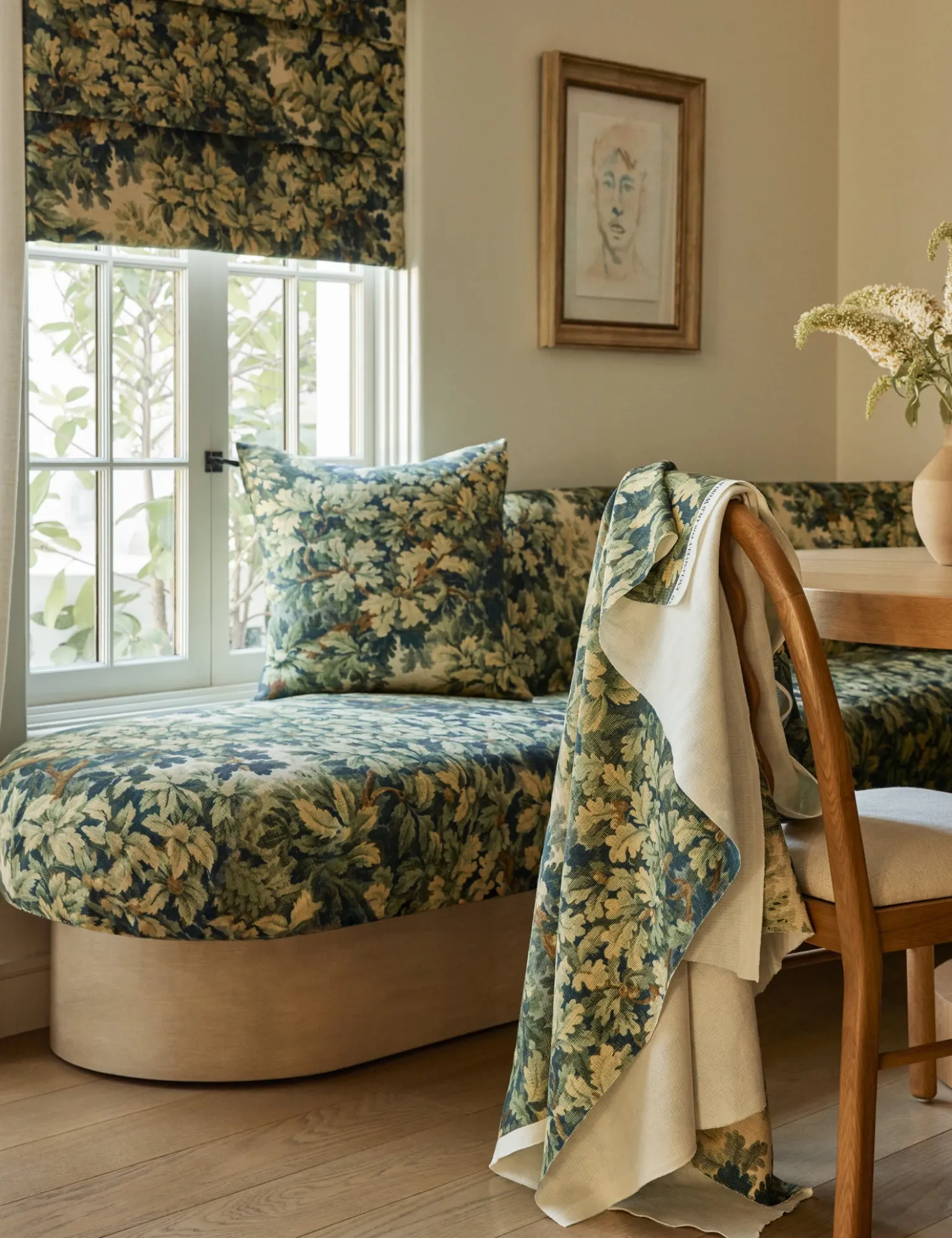 Bois de Chene Pillow by Scalamandre