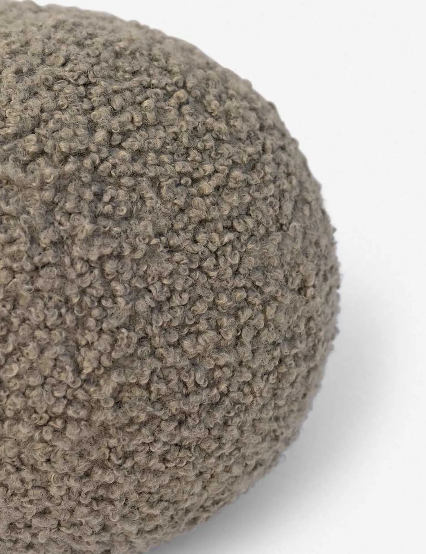 Bouclé Ball Pillow by Sarah Sherman Samuel