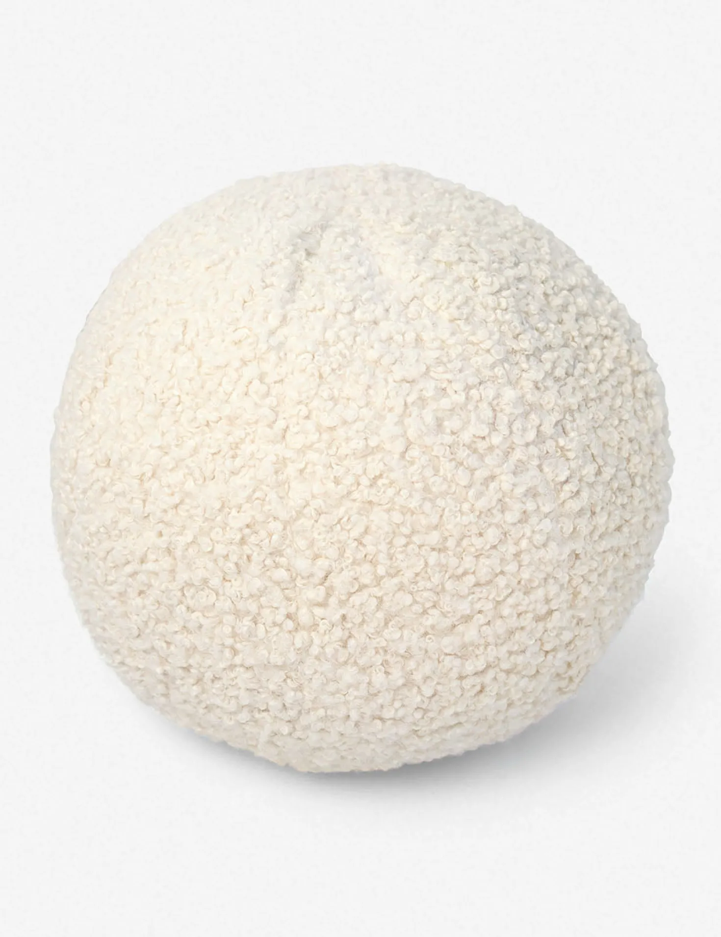 Bouclé Ball Pillow by Sarah Sherman Samuel