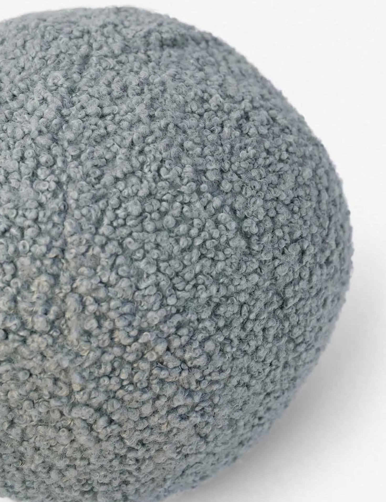 Bouclé Ball Pillow by Sarah Sherman Samuel