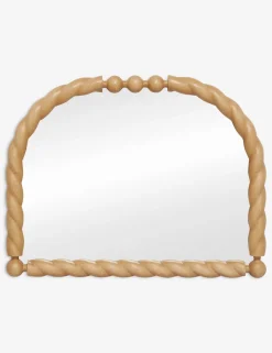 Braided Mantel Mirror by Sarah Sherman Samuel