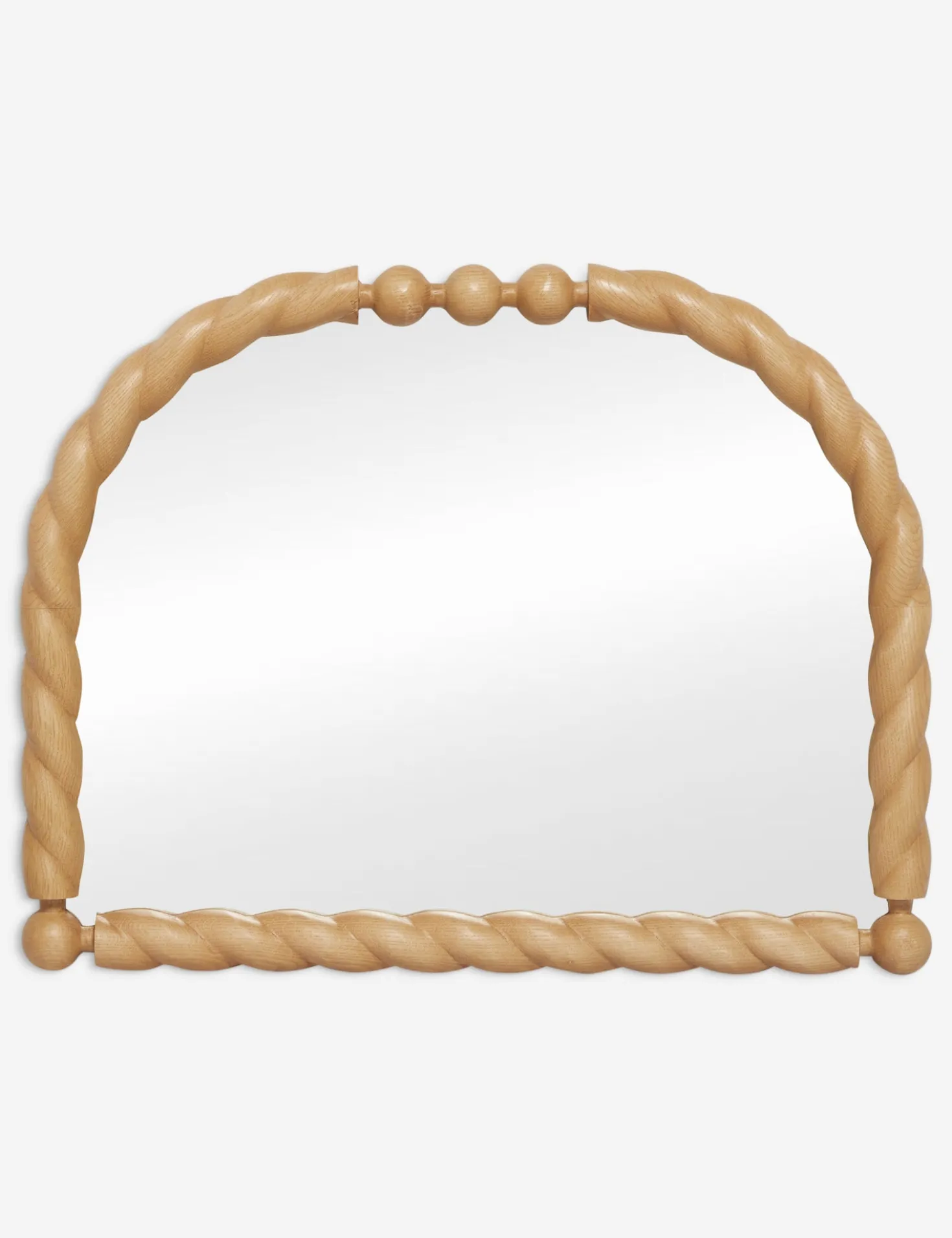 Braided Mantel Mirror by Sarah Sherman Samuel
