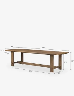 Bramwell Dining Table by Amber Lewis x Four Hands