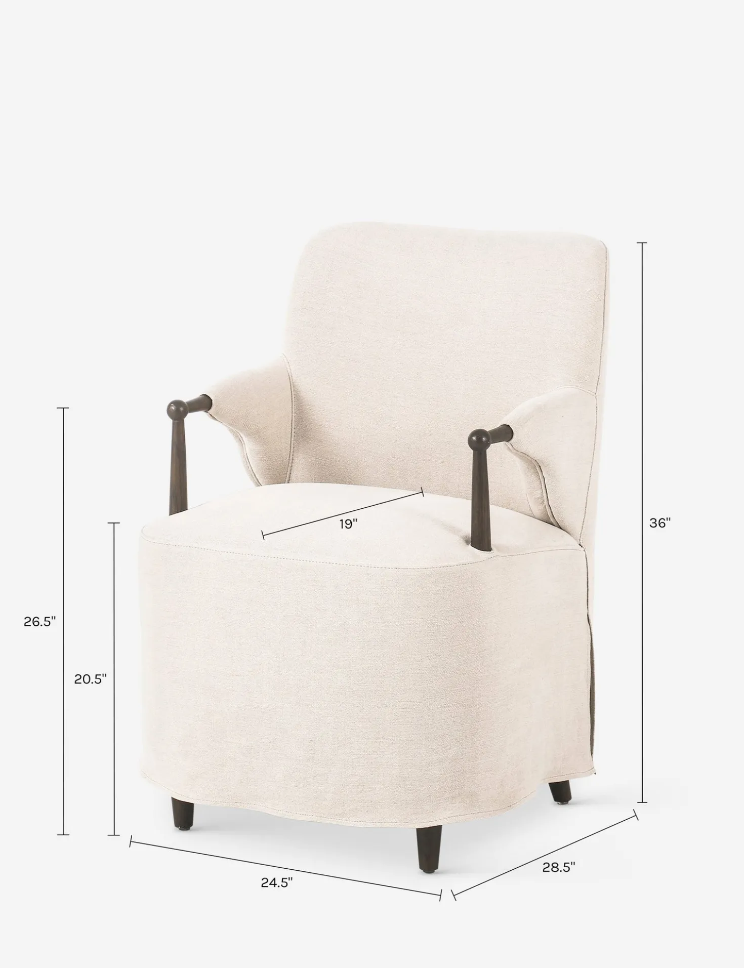 Brently Dining Chair by Amber Lewis x Four Hands