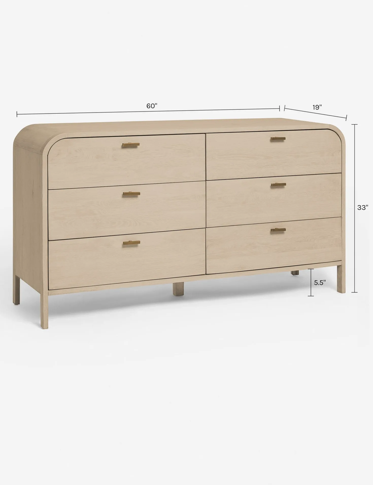 Brooke 6-Drawer Dresser
