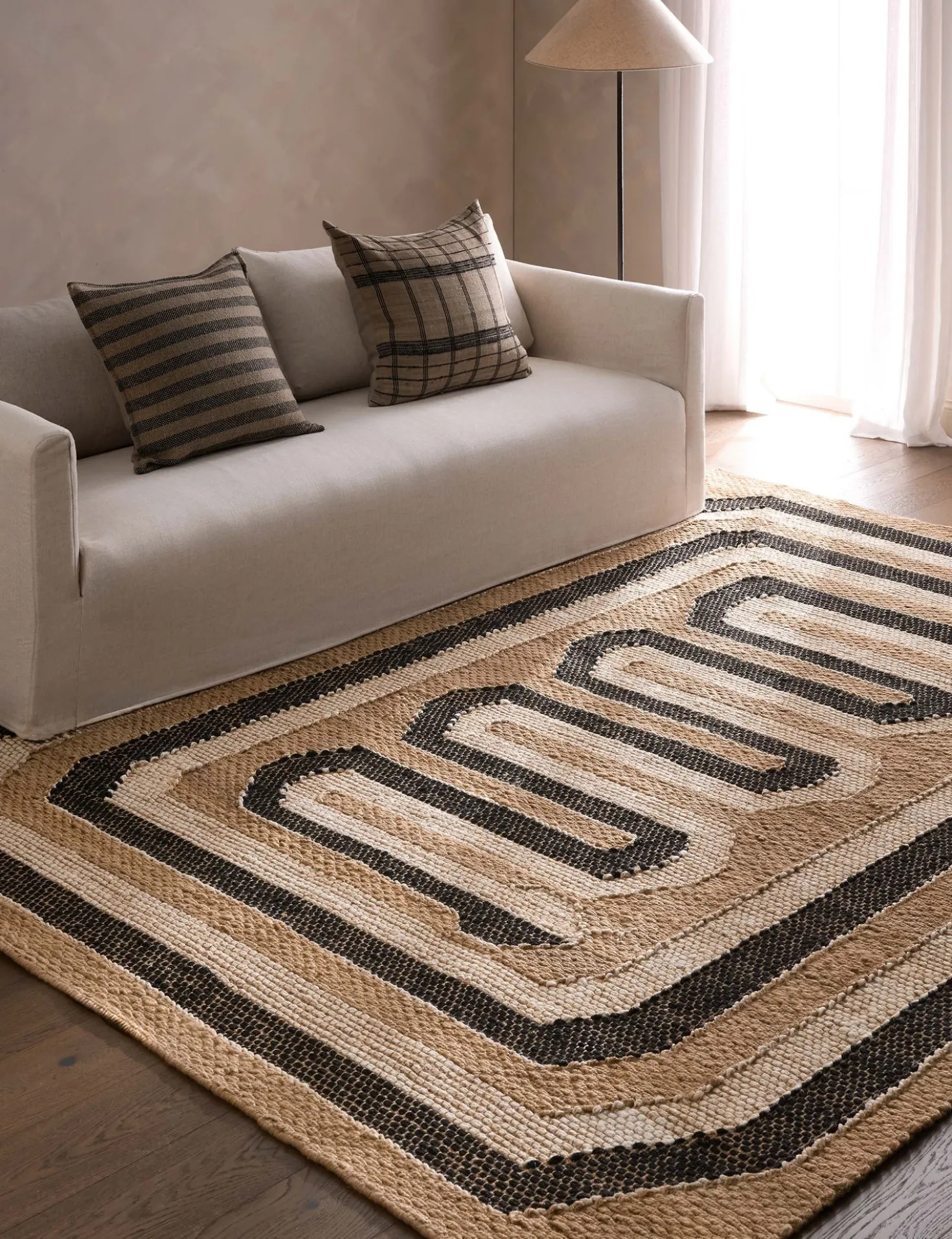 Bushra Handwoven Jute Rug