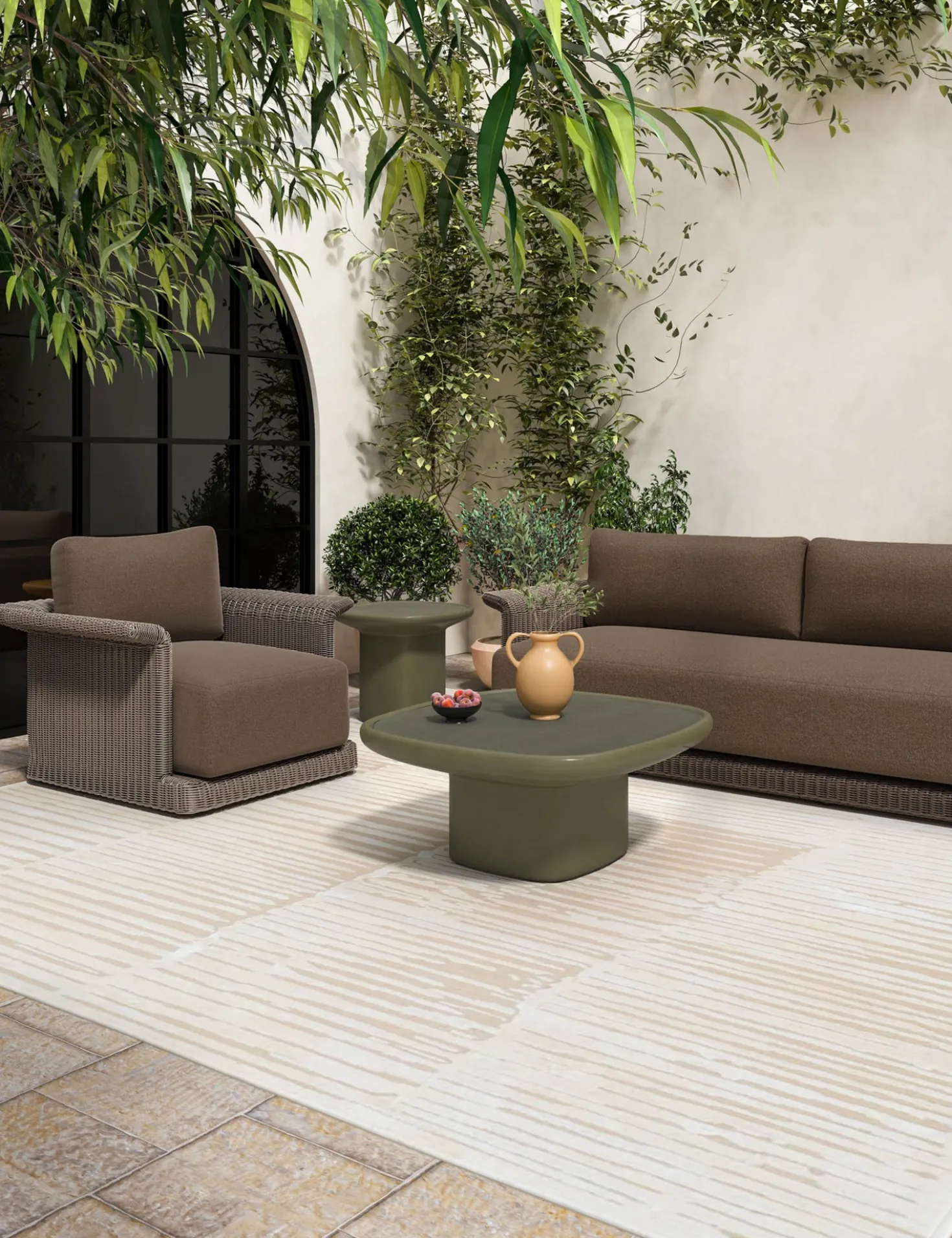 Camino Indoor / Outdoor Square Coffee Table