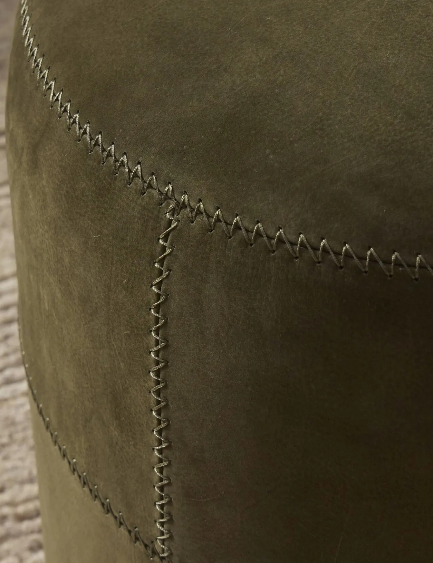 Camino Round Ottoman by Amber Lewis x Four Hands