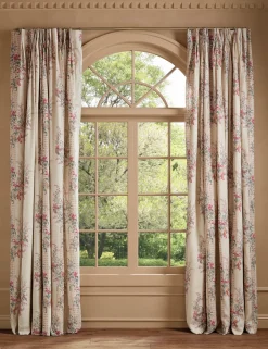 Campden Pleated Linen Curtain Panel by Heidi Caillier