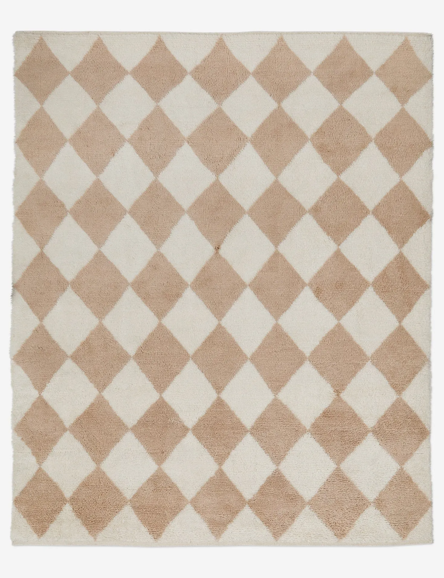 Cariad Hand-Knotted Wool Moroccan Shag Rug