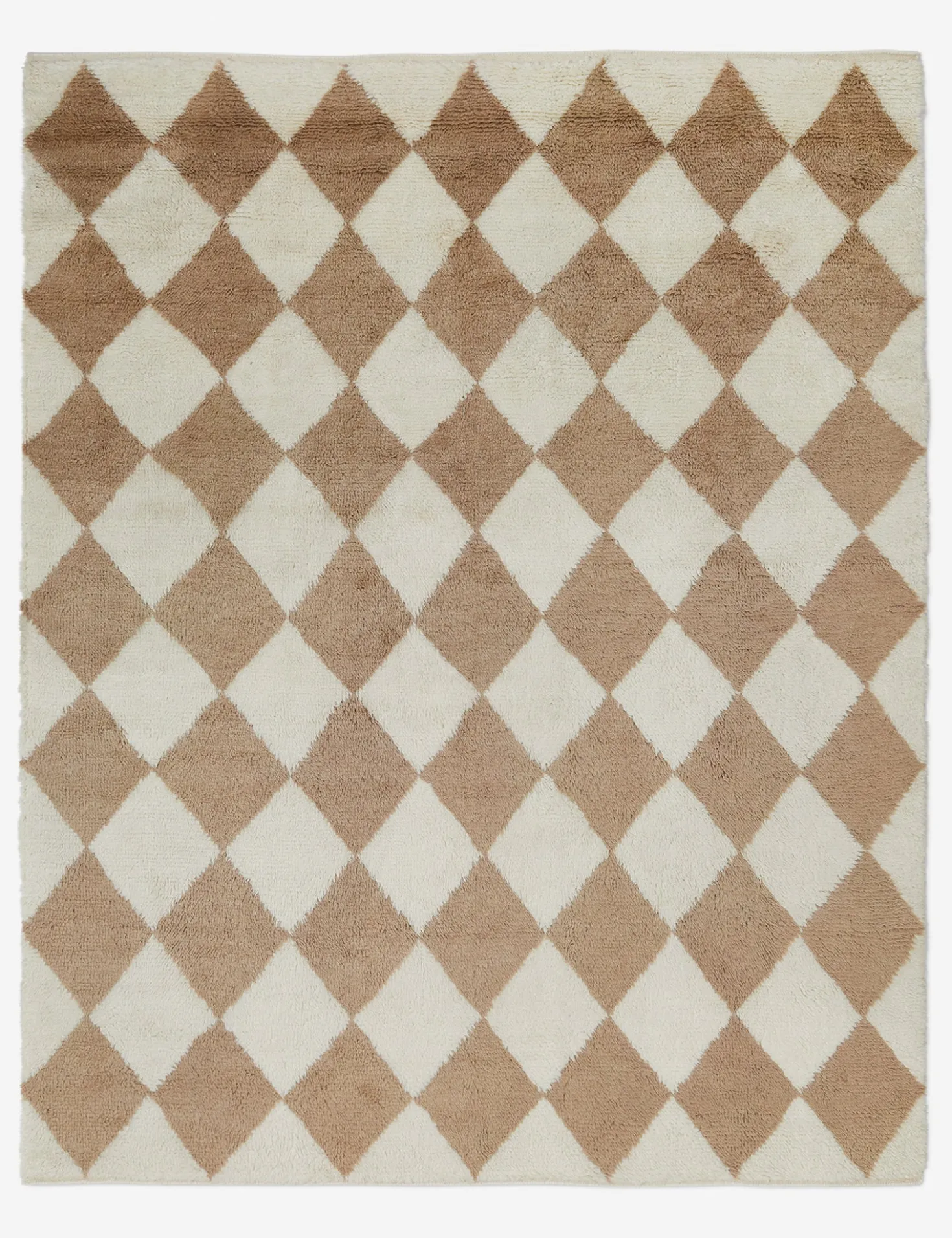 Cariad Hand-Knotted Wool Moroccan Shag Rug