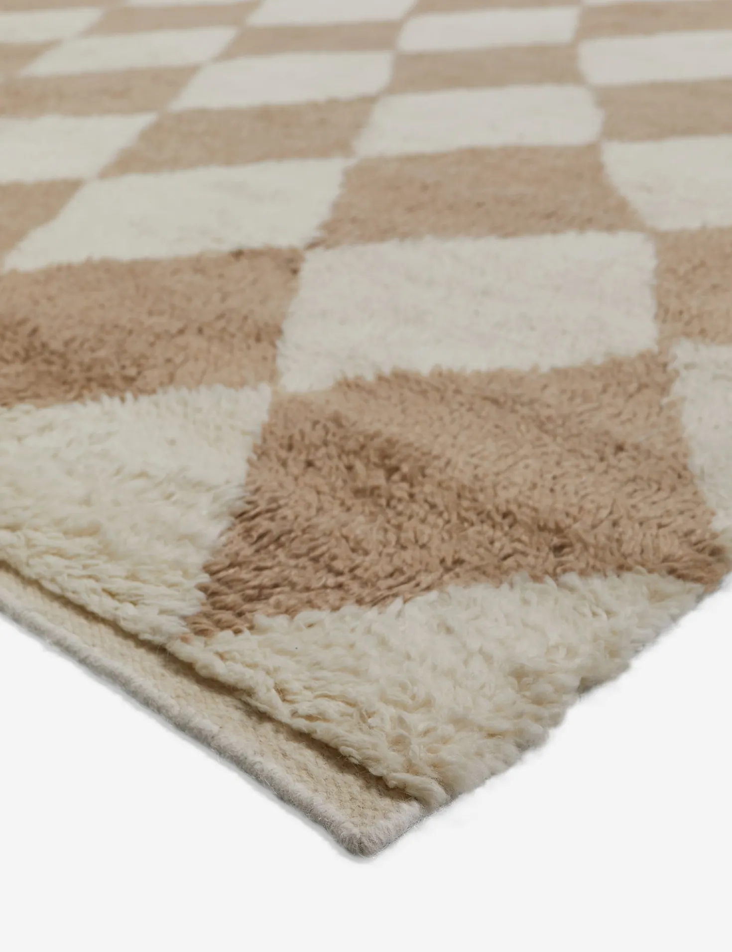 Cariad Hand-Knotted Wool Moroccan Shag Rug