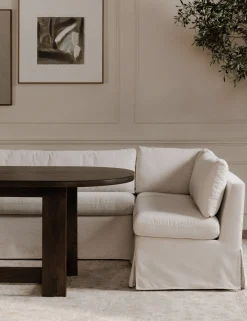 Carmella Slipcover Dining Bench
