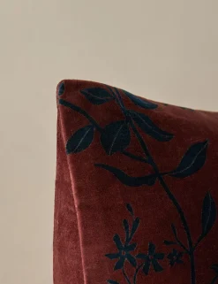 Carmine Velvet Pillow