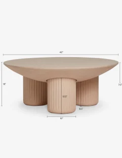 Carr Indoor / Outdoor Round Coffee Table