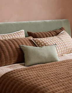 Carys Contrast Linen Pillow