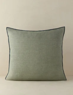Carys Contrast Linen Pillow