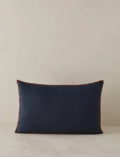 Carys Contrast Linen Pillow