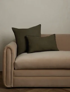 Carys Contrast Linen Pillow
