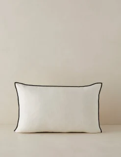 Carys Contrast Linen Pillow