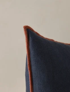 Carys Contrast Linen Pillow