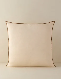 Carys Contrast Linen Pillow