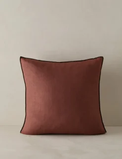 Carys Contrast Linen Pillow