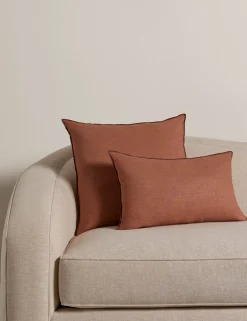 Carys Contrast Linen Pillow