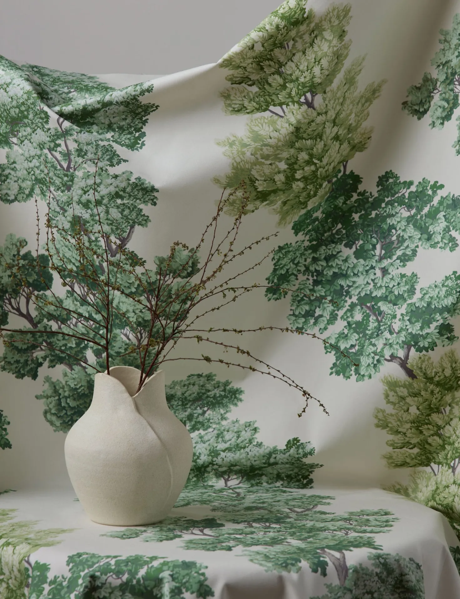 Central Park Cotton Fabric by Scalamandré