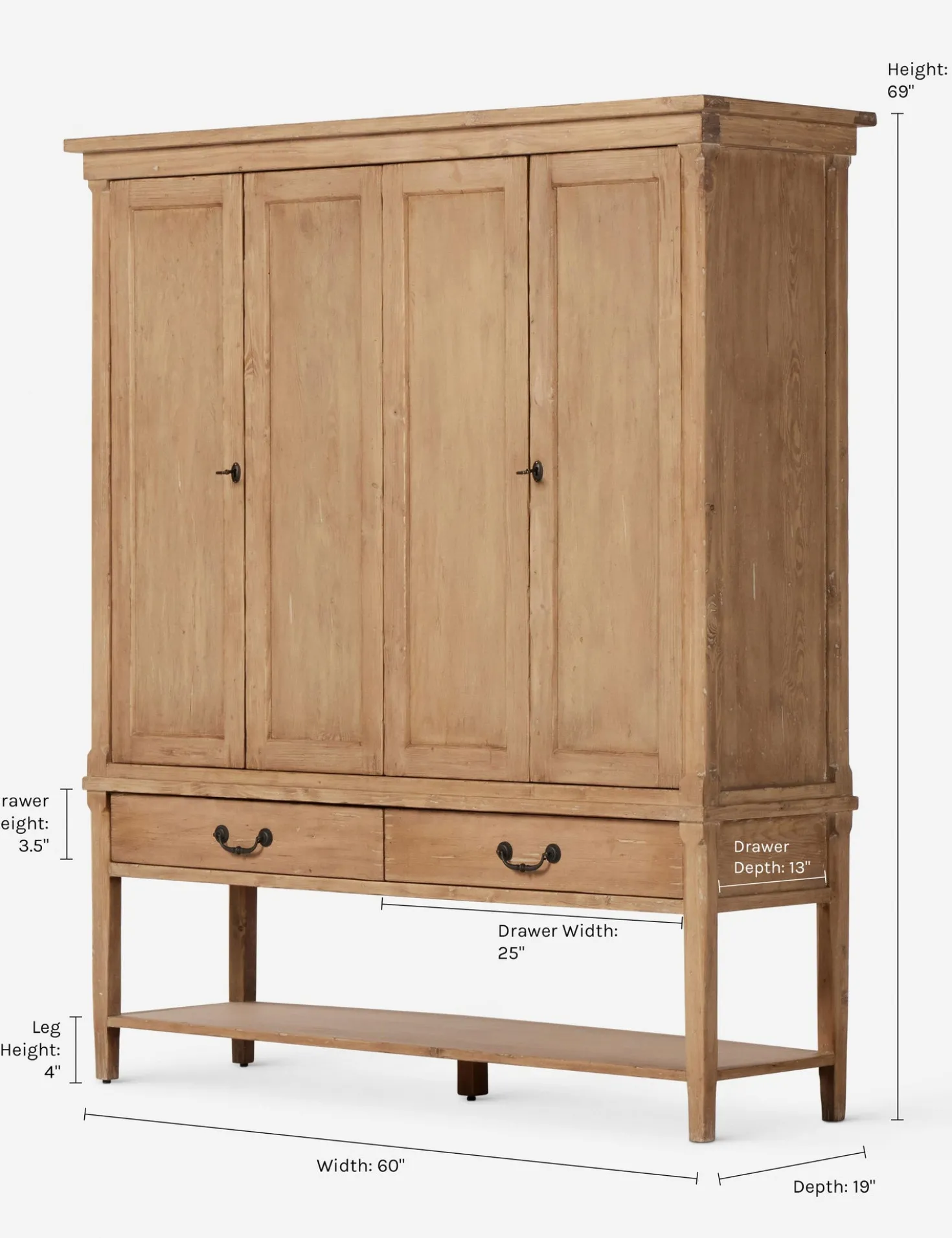 Chaperal Double Cabinet