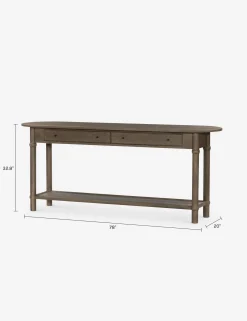 Charnes Console Table by Amber Lewis x Four Hands