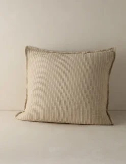 Chatham Cotton Matelasse Euro Sham by Pom Pom at Home