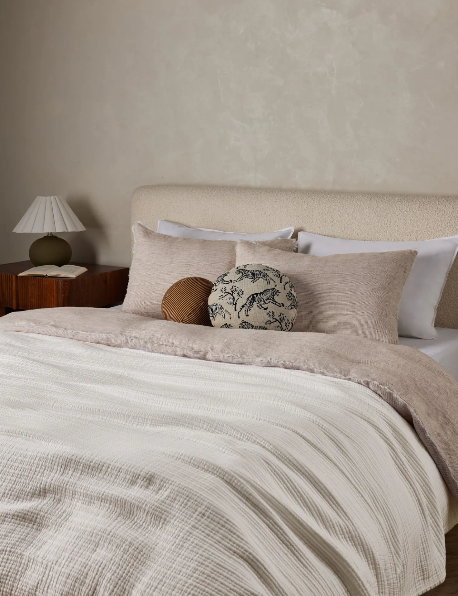 Chatham Cotton Matelasse Coverlet by Pom Pom at Home