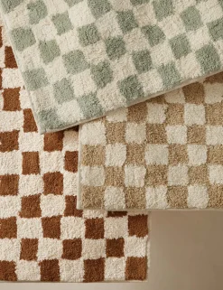 Checkerboard Bath Mat by Sarah Sherman Samuel
