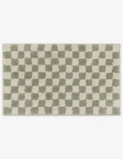 Checkerboard Bath Mat by Sarah Sherman Samuel